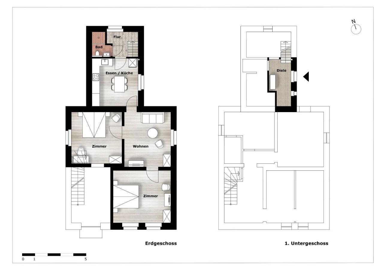 בוכום Modern Home Check-In & Chill Down Auf 65 Qm² מראה חיצוני תמונה